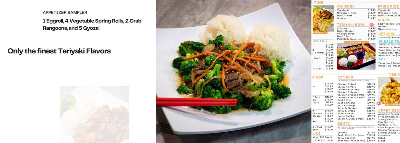 Teriyaki Time Lynnwood Menu