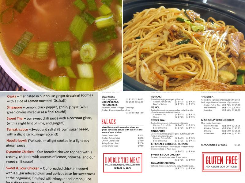 Noodle Express Menu