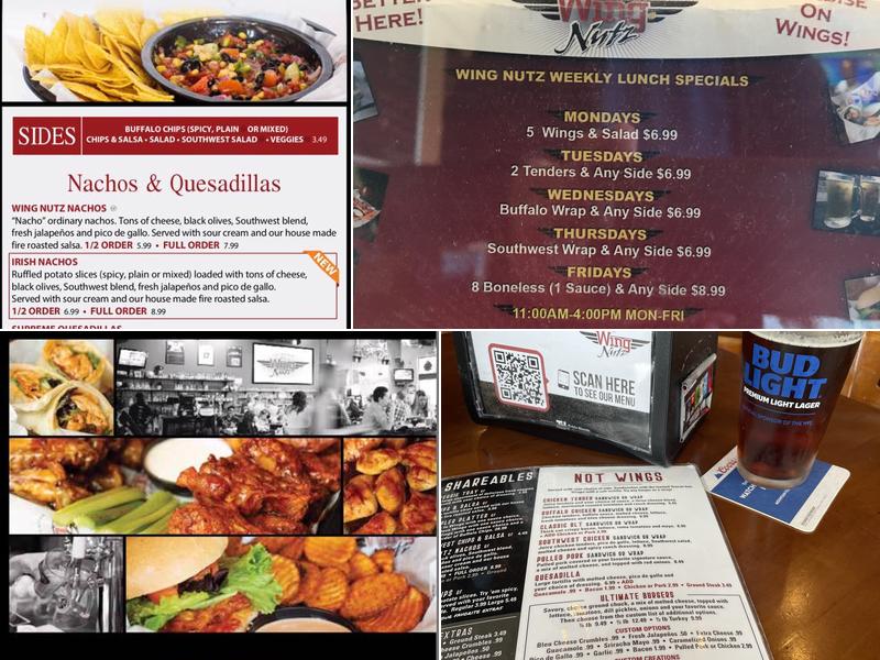 Wing Nutz Menu