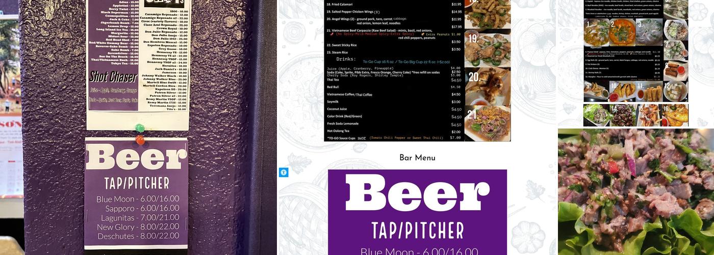 The Spot Restaurant & Bar Menu