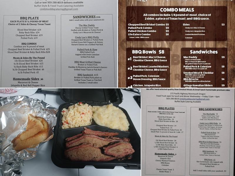 Cindy Lou's BBQ & Catering Menu