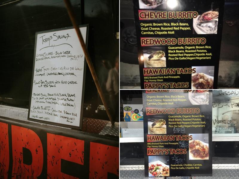 Fired Up! Food Truck LLC Menu