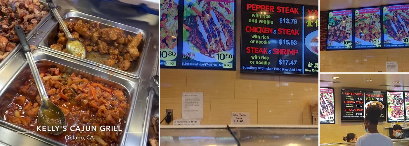 Kelly's Cajun Grill Menu