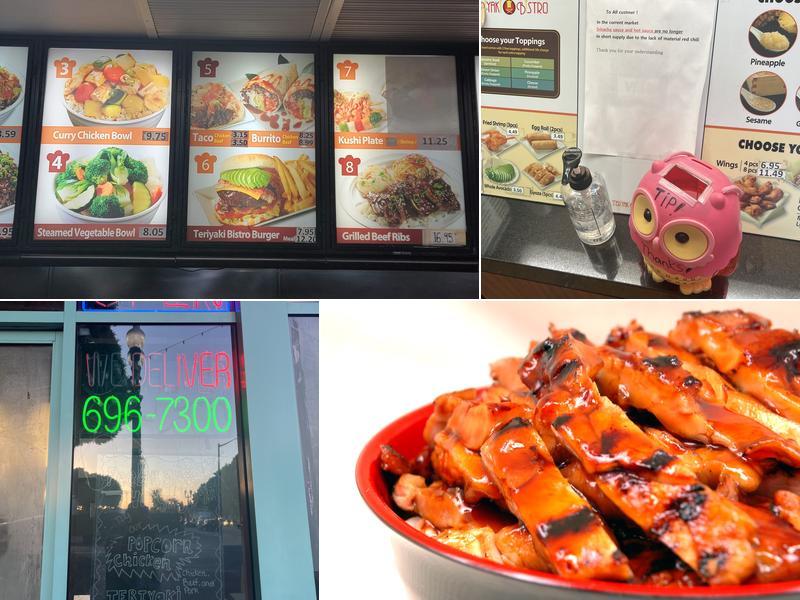 Teriyaki Bistro Menu