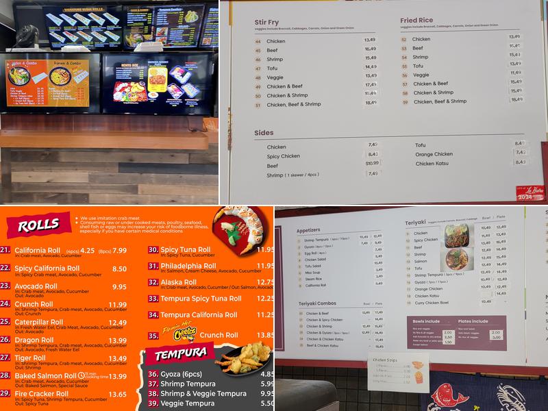 Teriyaki Express Menu