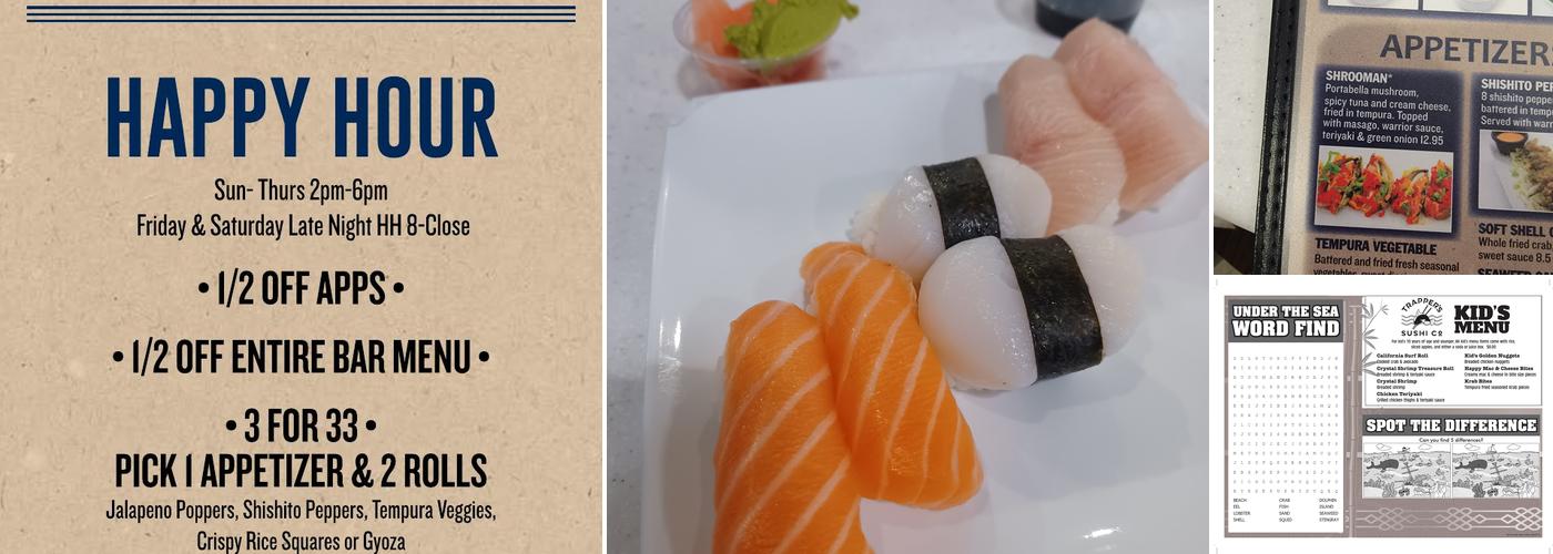 Trapper's Sushi - Silverdale Menu