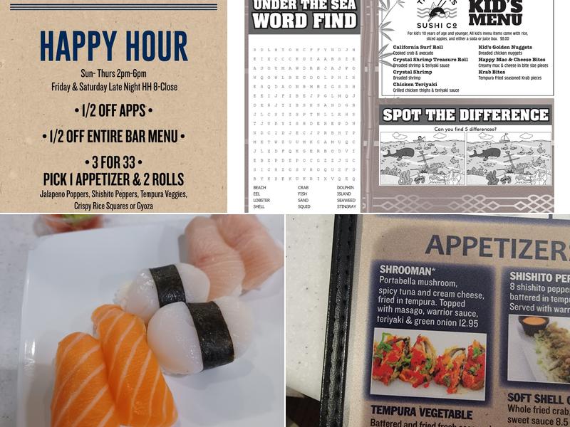 Trapper's Sushi - Silverdale Menu