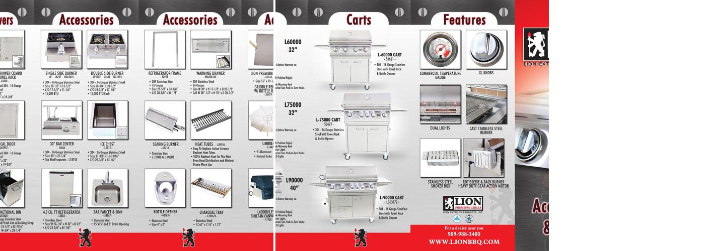 Lion Exterior Products Menu