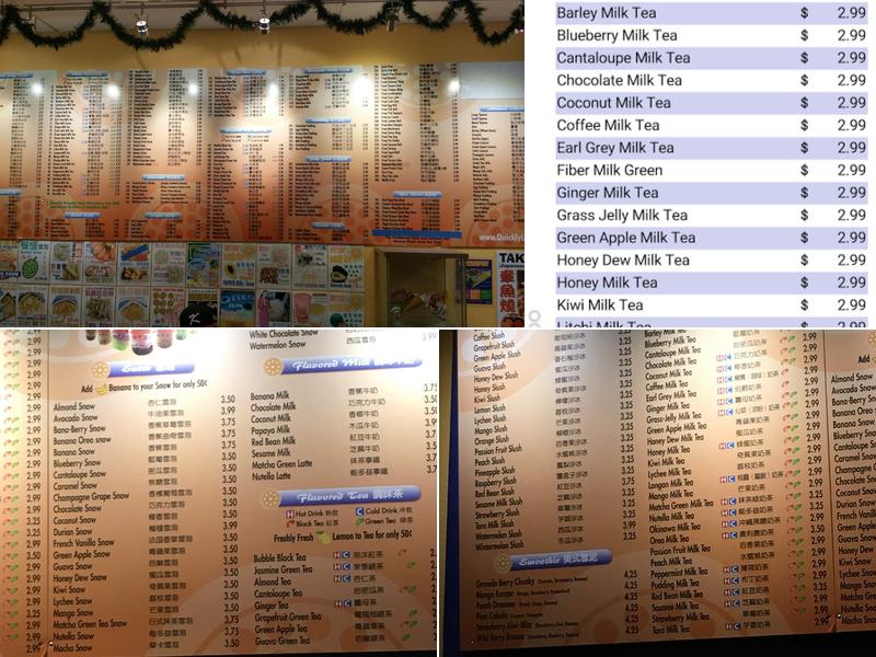 Quickly Menu