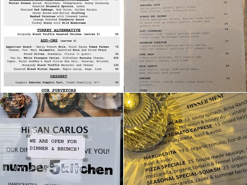 number5kitchen Menu