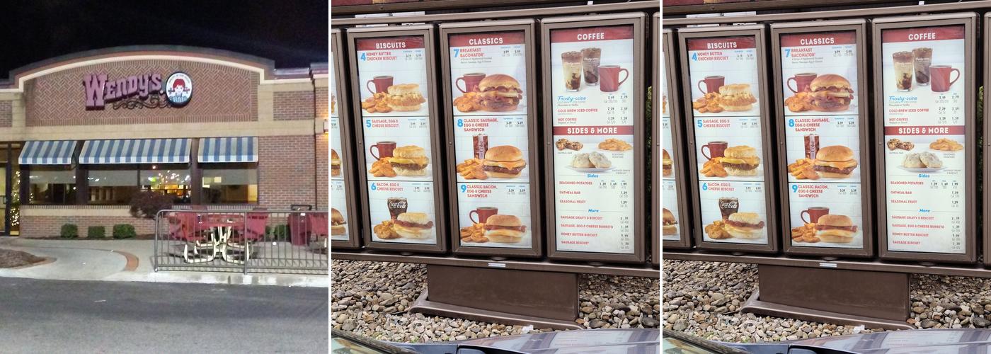 Wendy's Menu