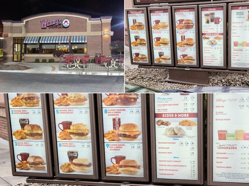 Wendy's Menu