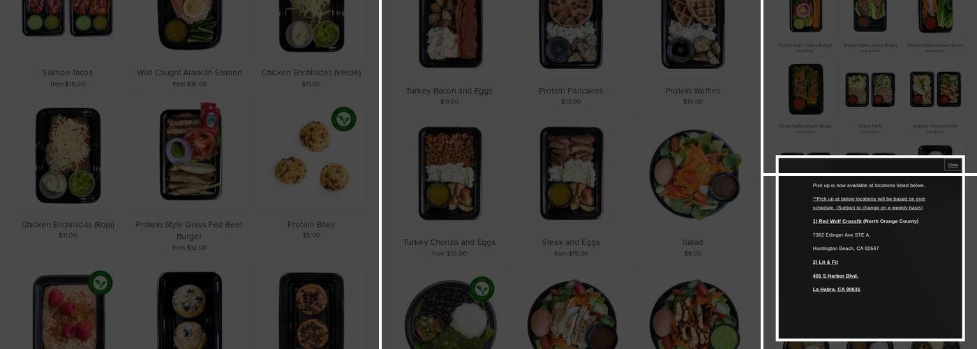 Simpli Nutritious Menu