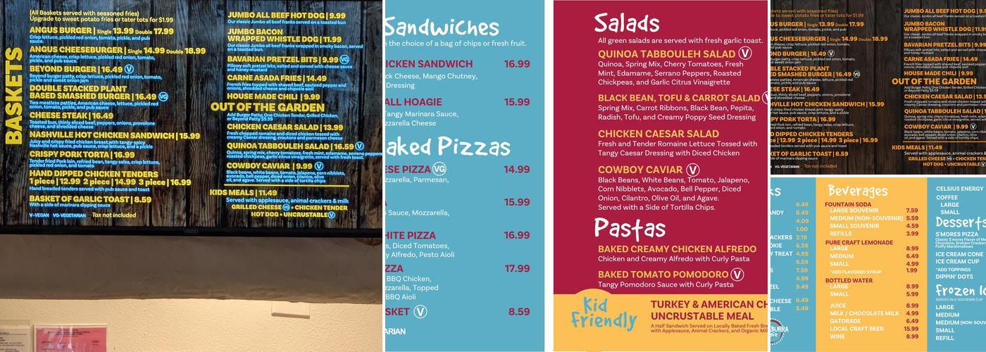 Thorn Tree Grill Menu