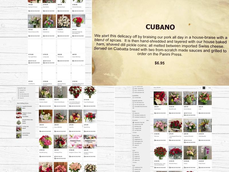 Rosemill Menu
