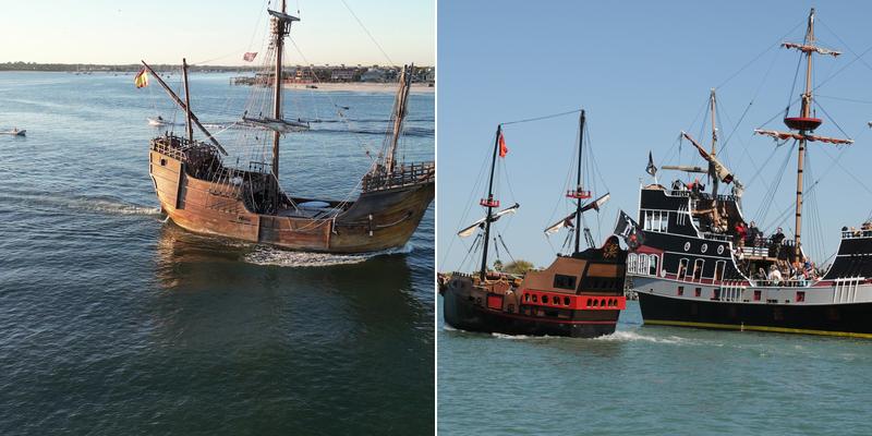 Black Raven Pirate Ship Menu