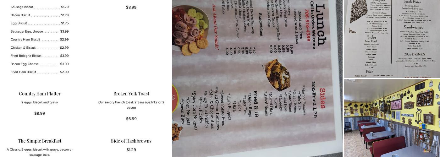 NEED TOO FEED Mini Market & Cafe Menu