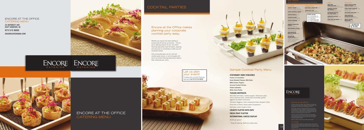 Encore Catering Menu