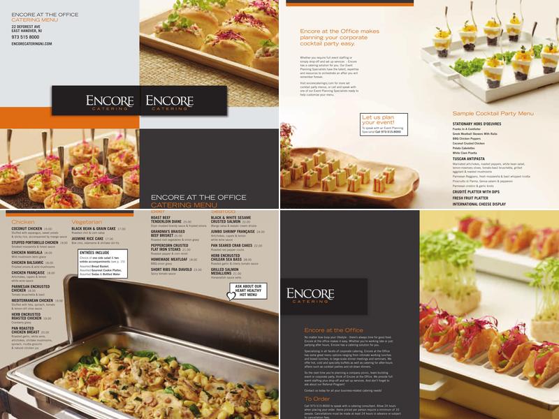 Encore Catering Menu