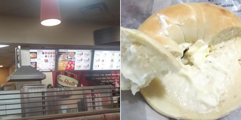 Tim Hortons Menu