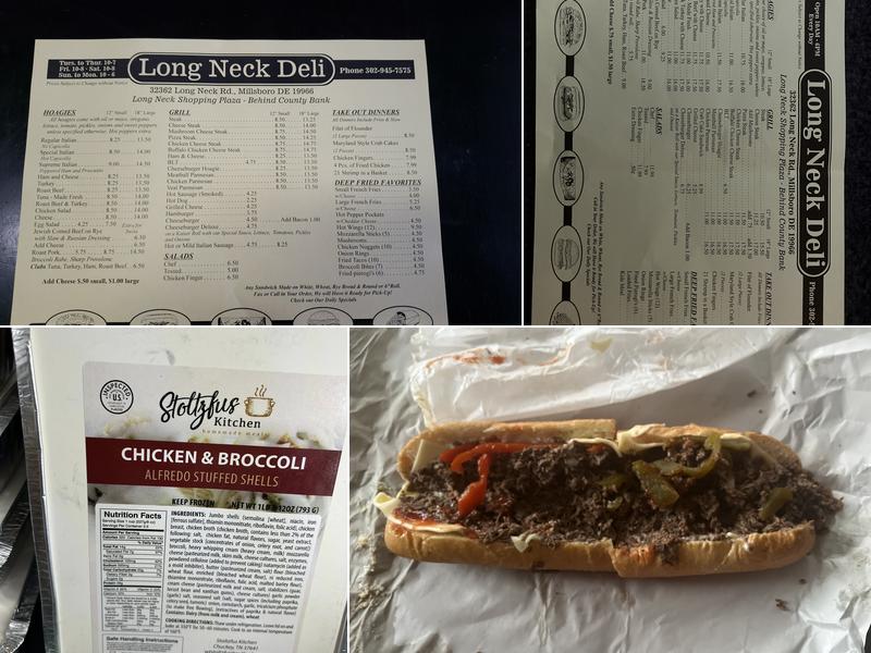 Longneck Deli Menu