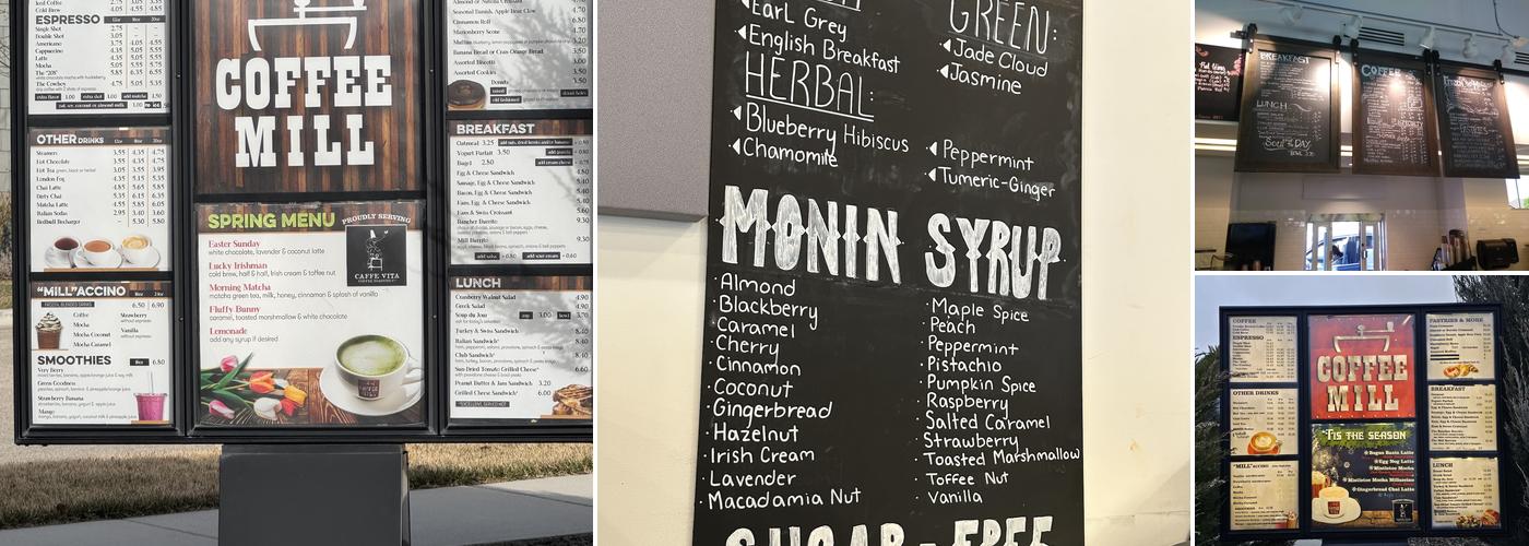 Coffee Mill Menu