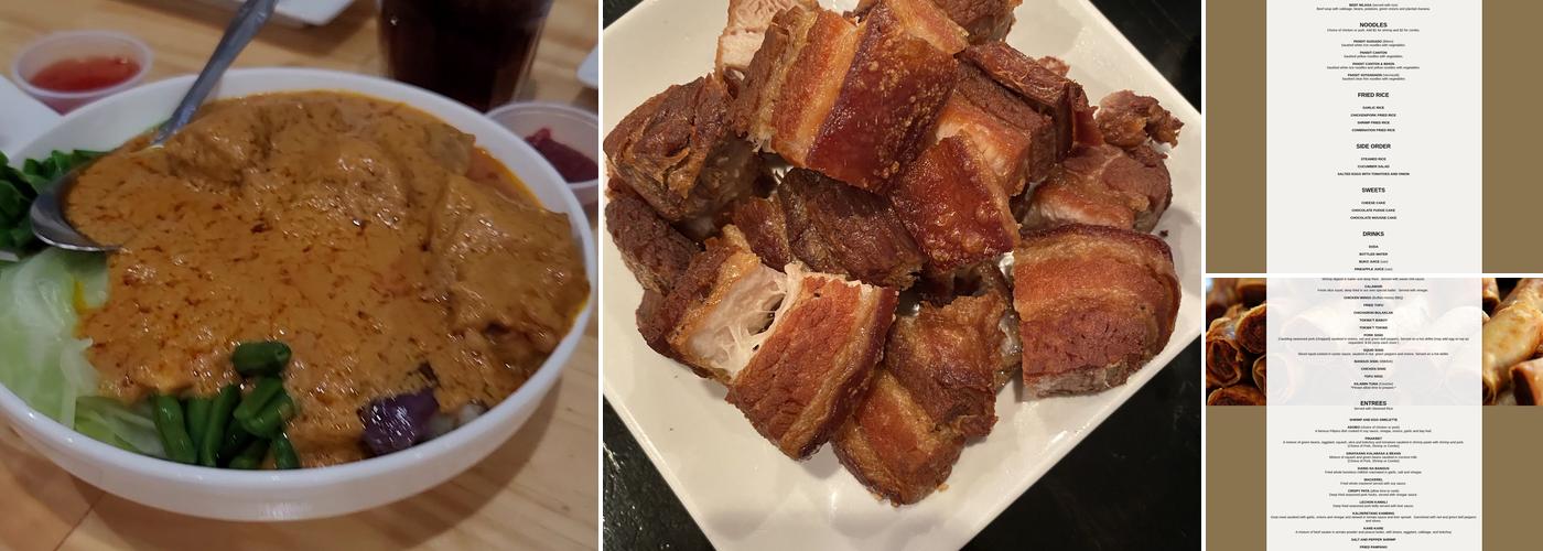 Ysabel's Grill Asian Cuisine Menu