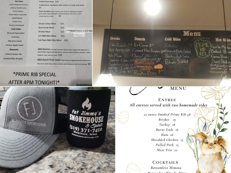 Fat Jimmy's Smokehouse and Spirits Menu