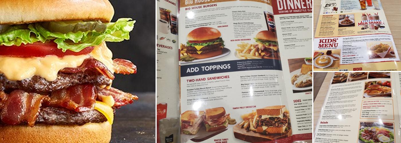 Huddle House Menu