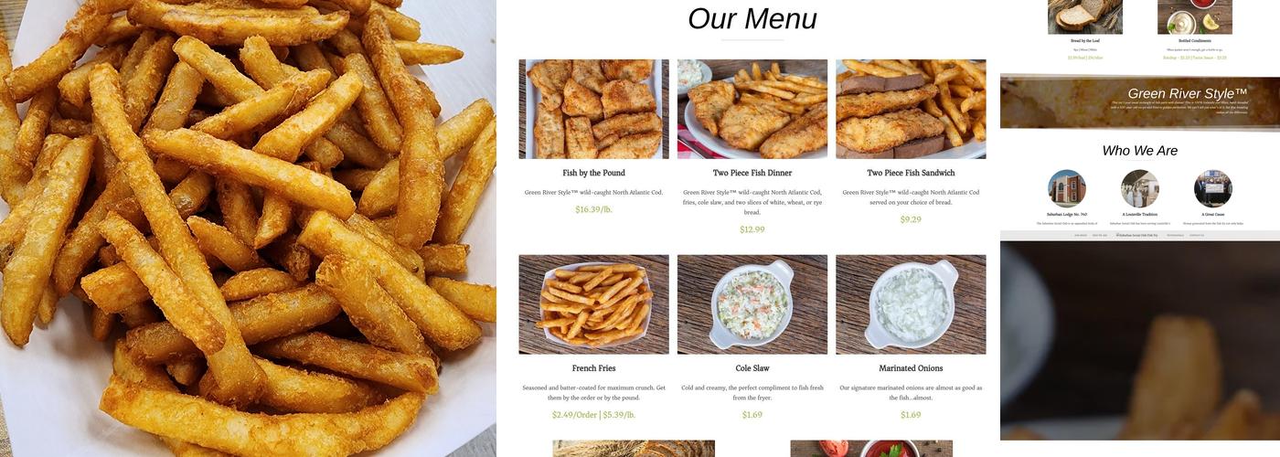 Suburban Fish Fry Menu