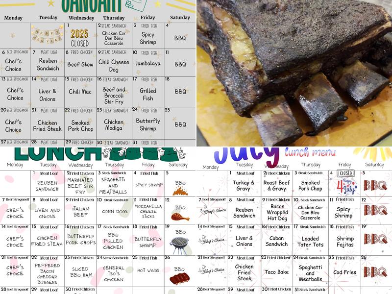 Williams Brothers Meat Market Menu