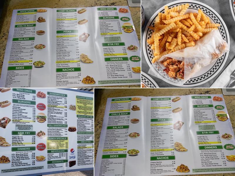 Rios Coney Island Menu