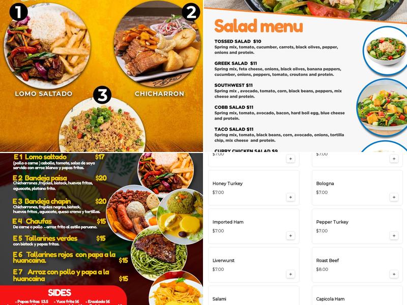 State Road DeliMarket Menu