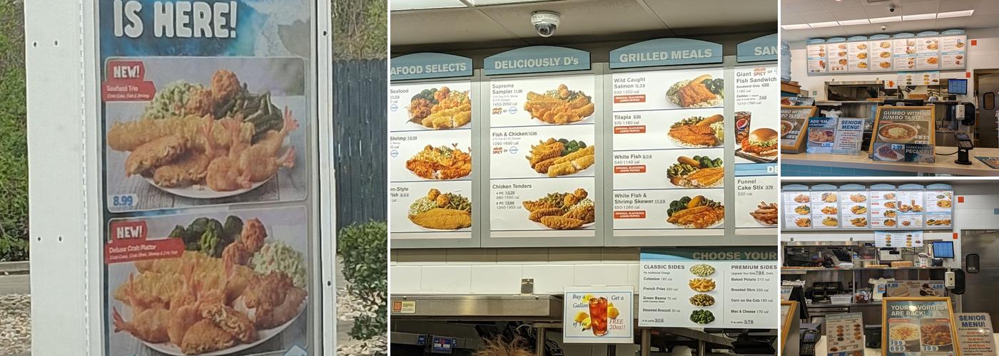 Captain D's Menu