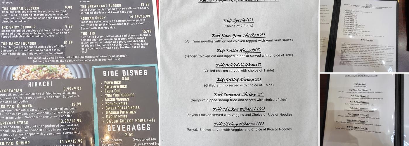 Konran Menu