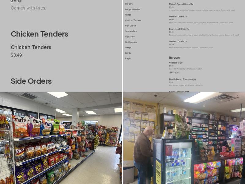 Maisies Qwik Stop Deli Menu