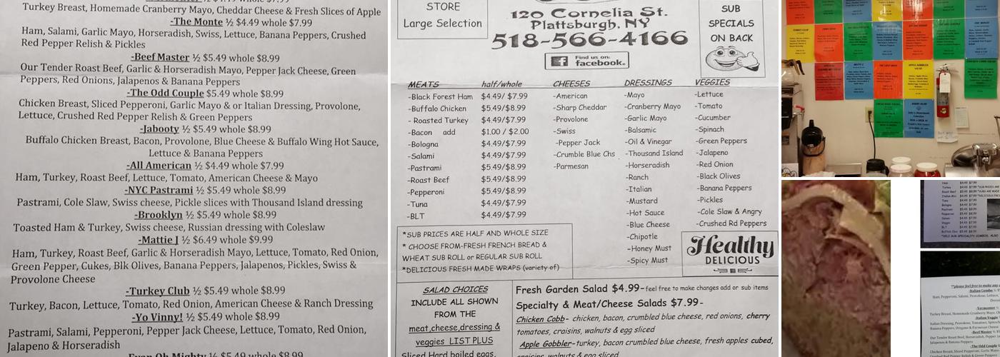 Jabaut's Deli Menu