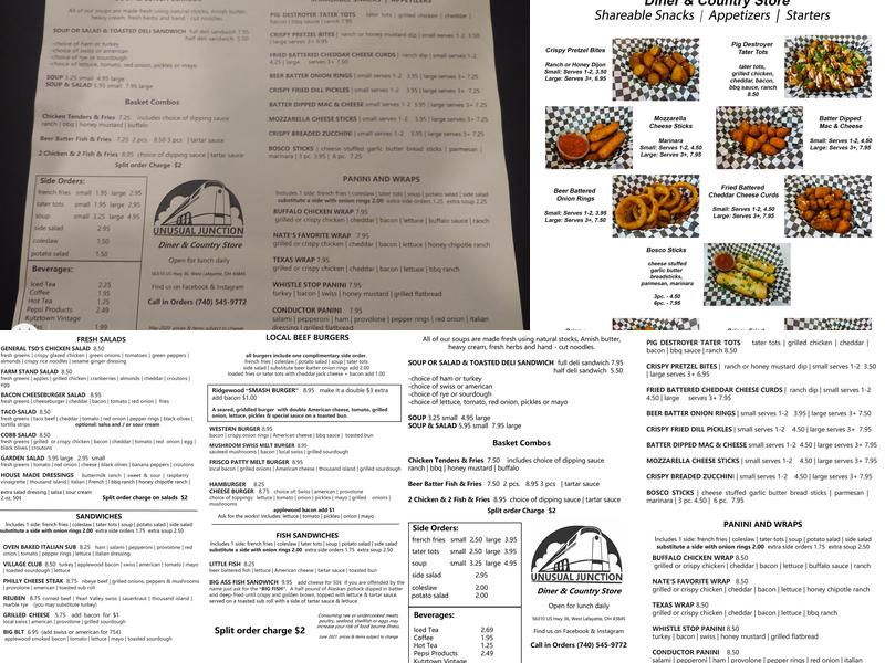 Unusual Junction Menu