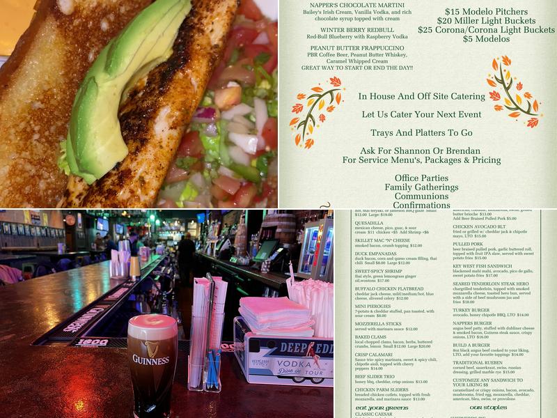 Napper Tandy’s Menu