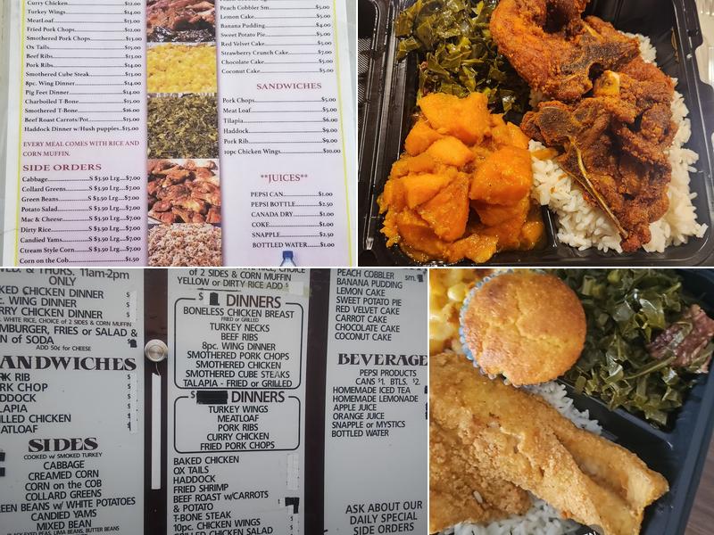 Tangie's Kitchen Menu