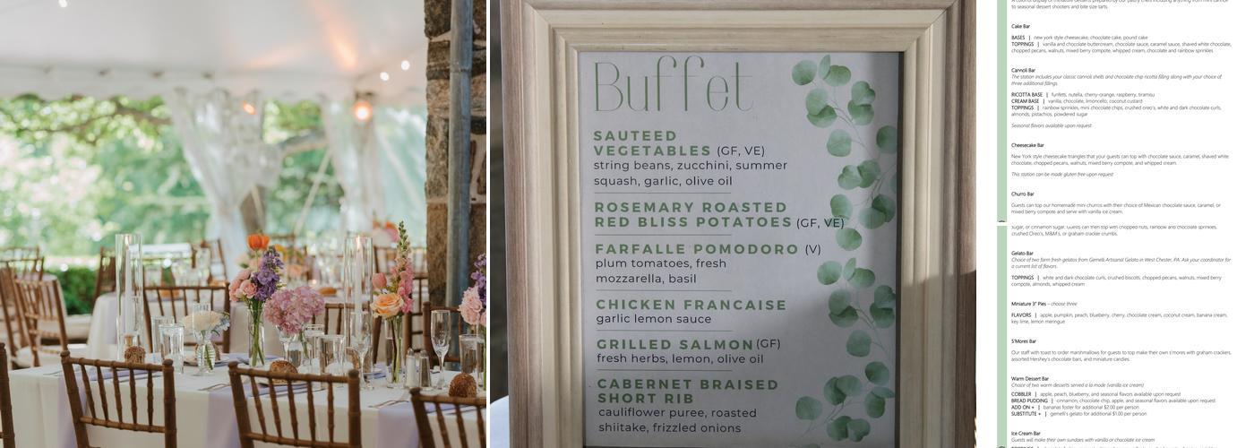 John Serock Catering Menu