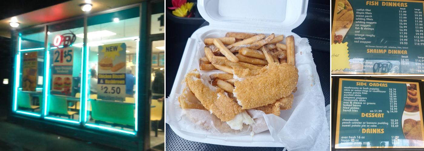 Sharks Fish & Chicken Menu