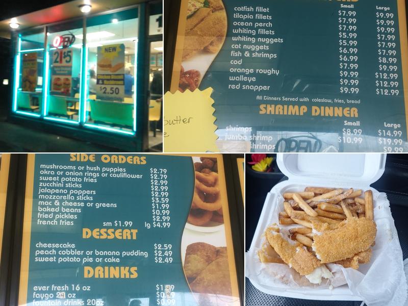 Sharks Fish & Chicken Menu