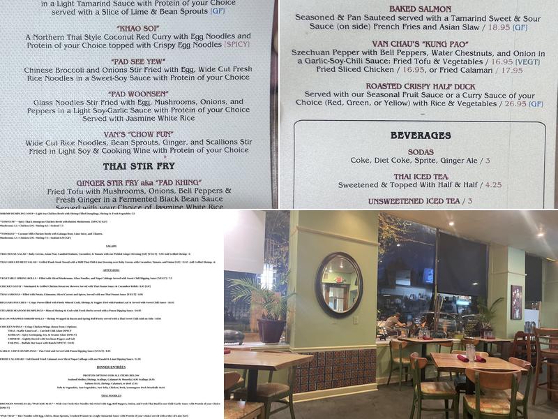 Trio BYOB & Trio2Go Menu