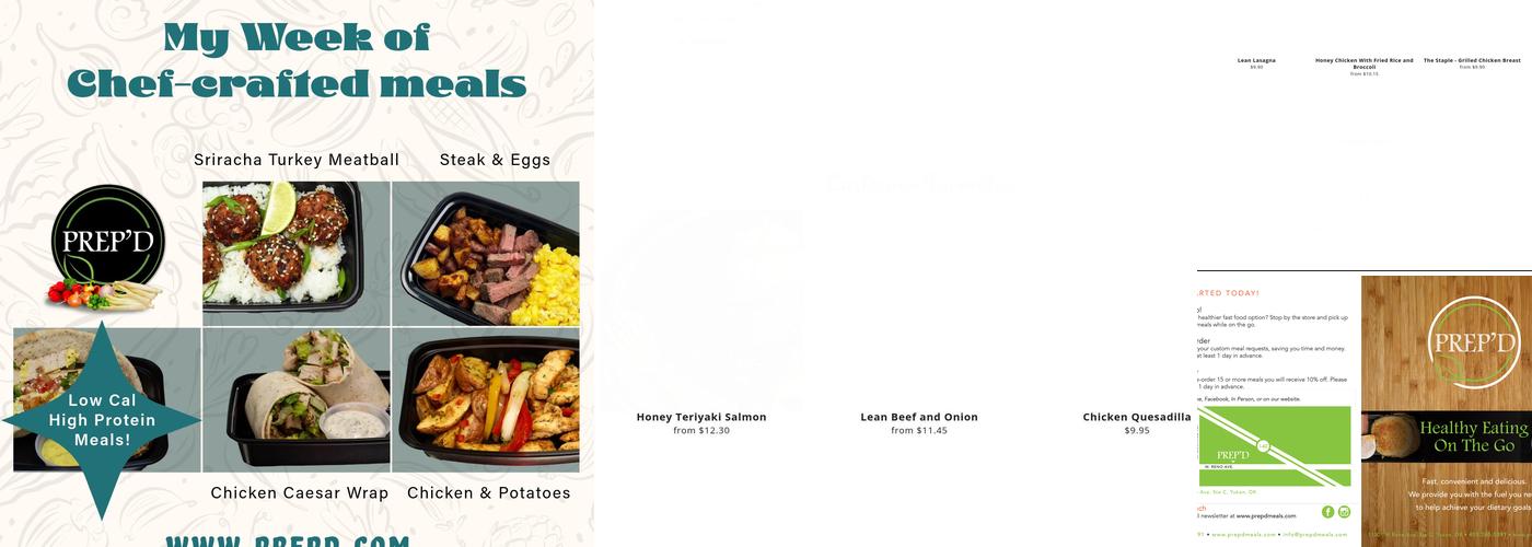 PREP’D. Menu