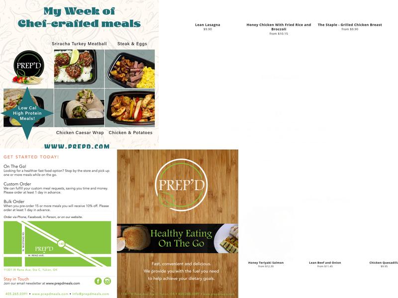 PREP’D. Menu