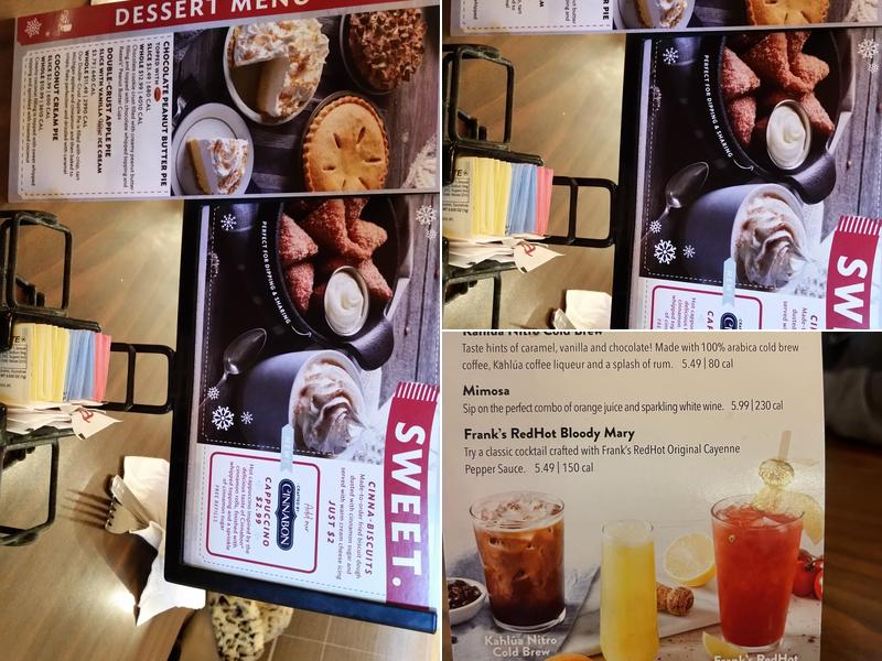 Bob Evans Menu