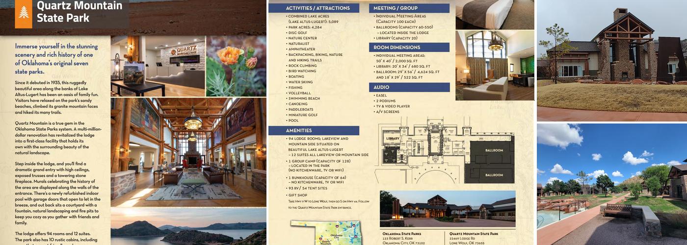 Quartz Mountain State Park Lodge Menu