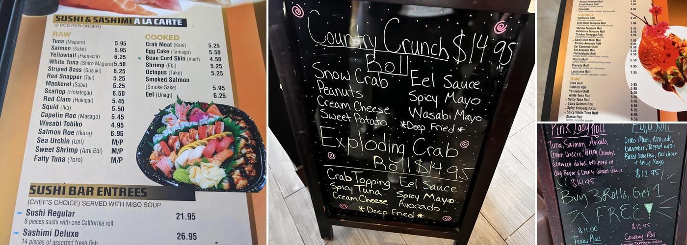 Sakura Menu