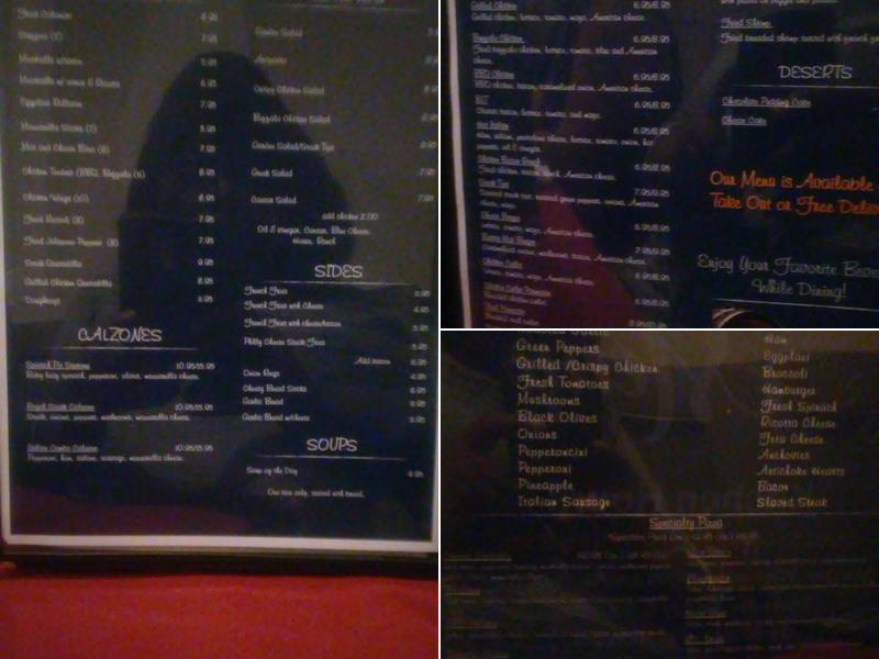 Ciara Restaurant & Lounge Menu
